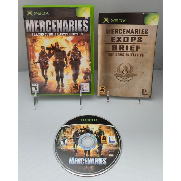 Xbox Other - Mercenaries: Playground of Destruction - Xbox - Complete in Box (CIB) - Tested